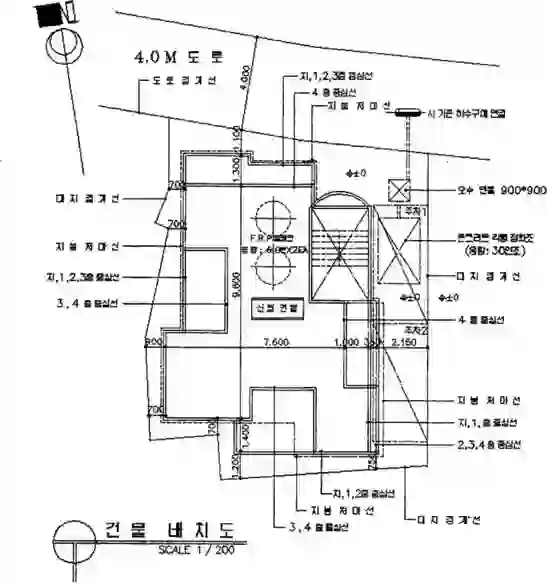 임강빌라 배치도 이미지